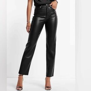 Faux Leather Pants